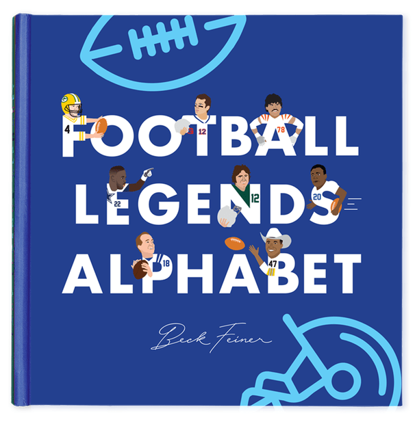 Alphabet Legends - Football Legends Alphabet - Little Miss Muffin Children & Home