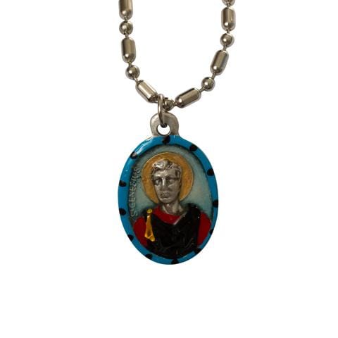 Saints for Sinners Saints for Sinners St. Genesius Hand Painted Medallion - Little Miss Muffin Children & Home