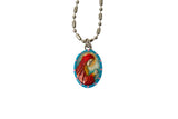Saints For Sinners Saints For Sinners Saint Gertrude of Nivelles Hand Painted Medal - Little Miss Muffin Children & Home
