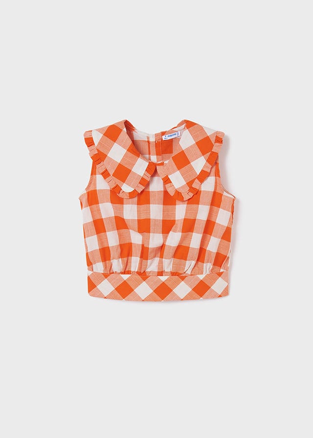 Mayoral Mayoral Gingham Blouse - Little Miss Muffin Children & Home