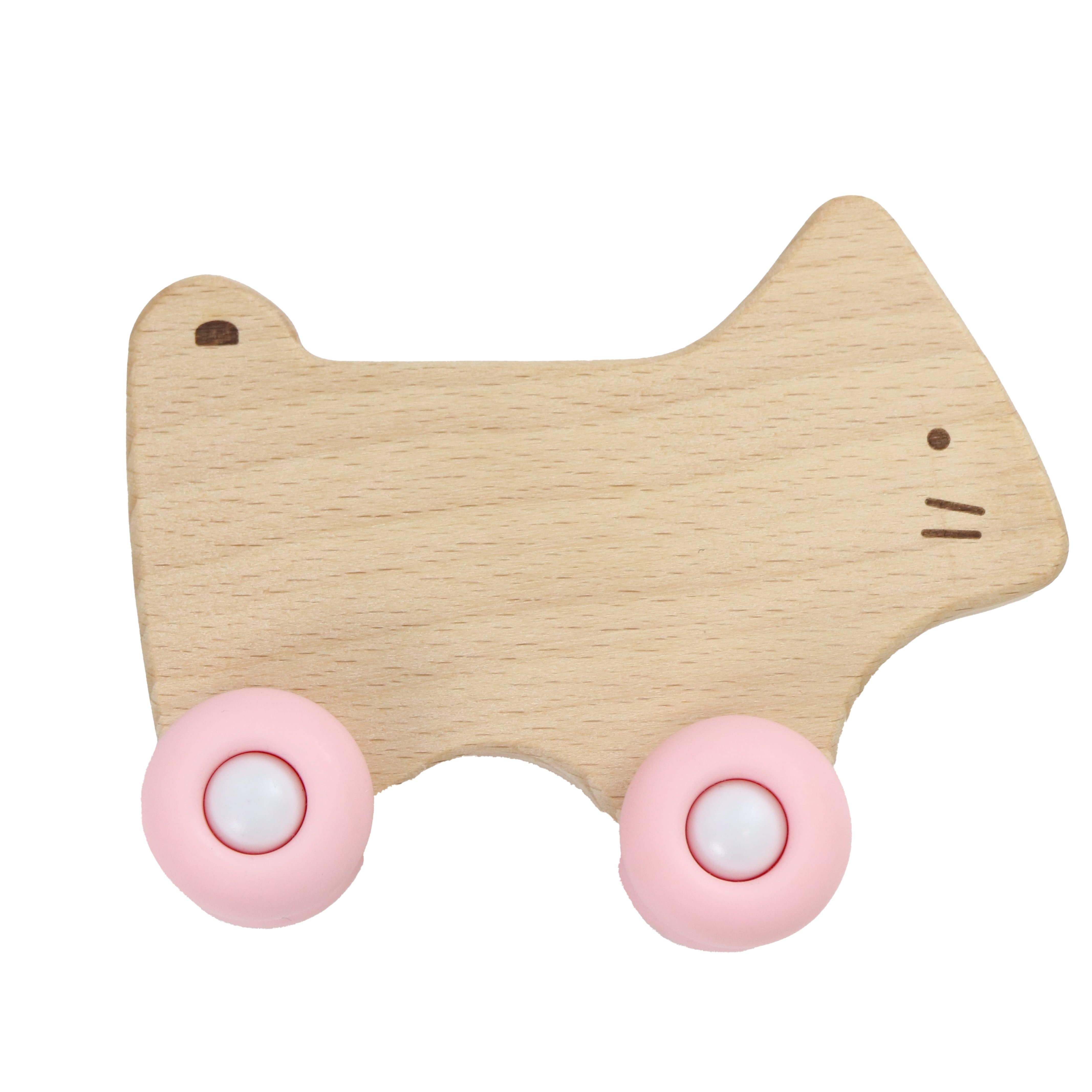 PLL - Goosewaddle + Pello Goosewaddle + Pello Silicone + Wood Teether Kitty - Little Miss Muffin Children & Home