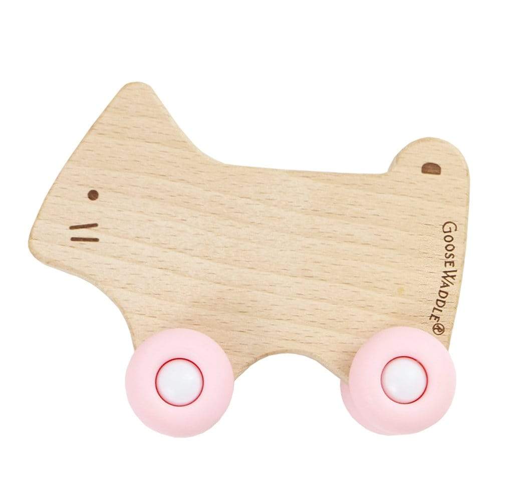 PLL - Goosewaddle + Pello Goosewaddle + Pello Silicone + Wood Teether Kitty - Little Miss Muffin Children & Home