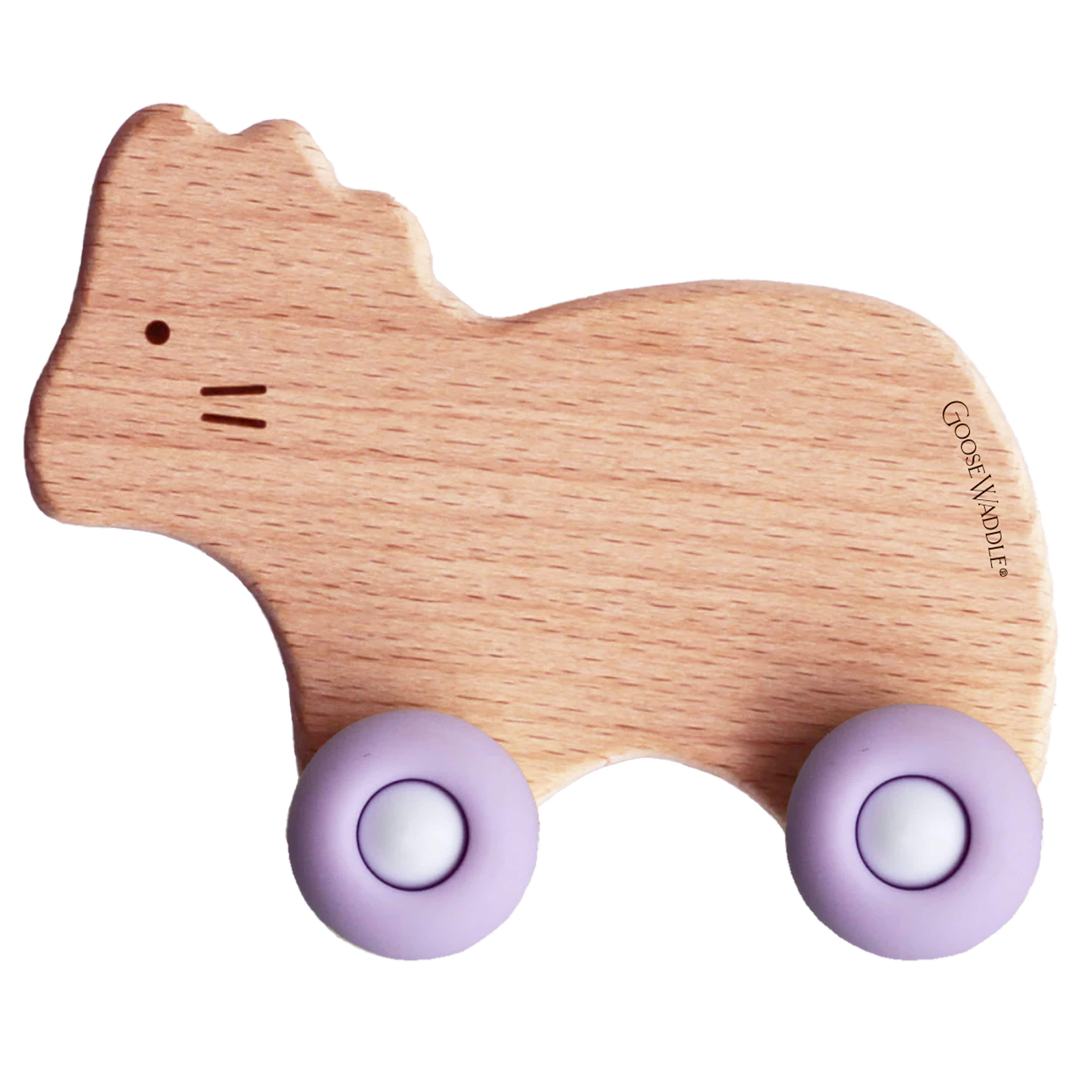 PLL - Goosewaddle + Pello Goosewaddle + Pello Silicone + Wood Teether Lion - Little Miss Muffin Children & Home