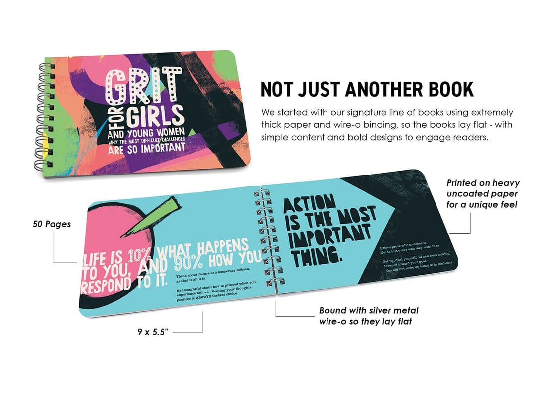 PS - Papersalt Grit for Girls - Empowerment Book for Tweens & Young Women - Little Miss Muffin Children & Home