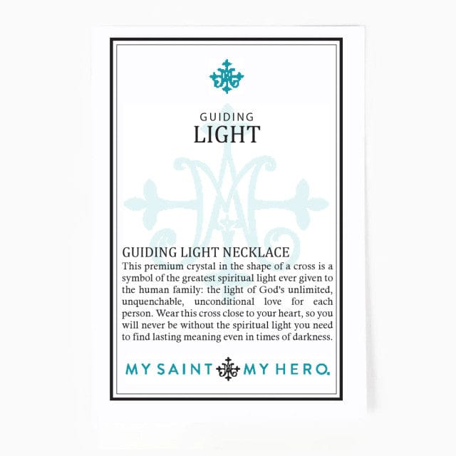 My Saint My Hero My Saint My Hero Guiding Light Crystal Cross Necklace - Little Miss Muffin Children & Home