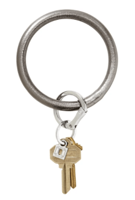 O-Venture - Oventure - Metallic Leather Key Ring - Little Miss Muffin Children & Home