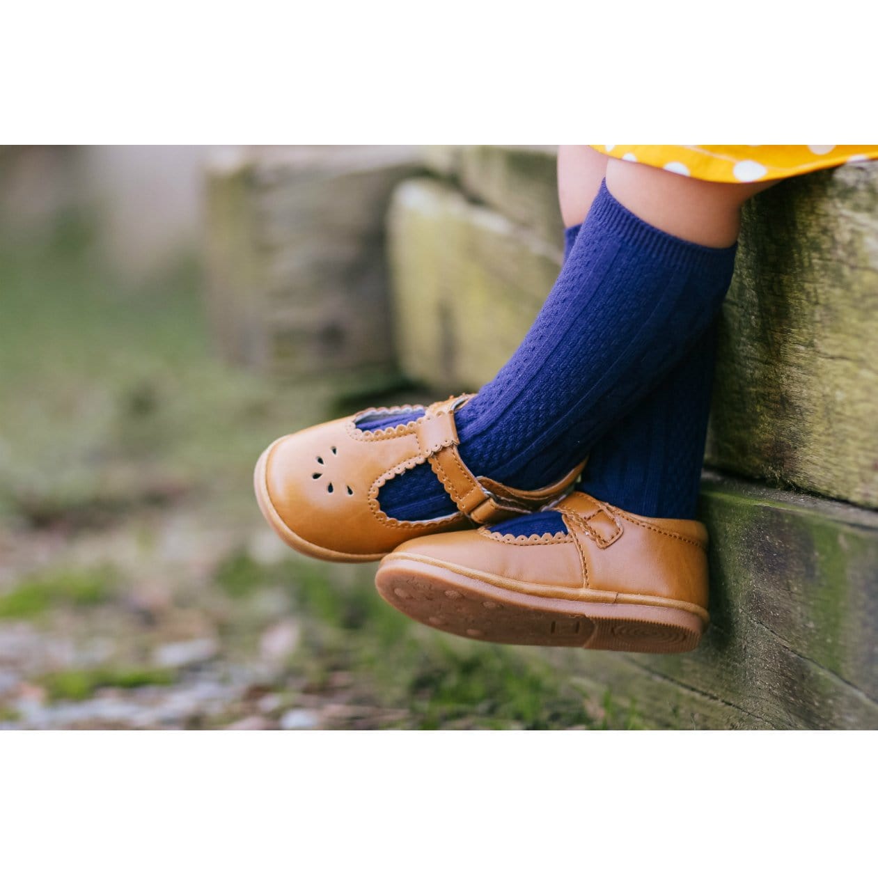 L'amour L'amour Baby Dottie Scalloped T-Strap Metallic Mary Jane - Little Miss Muffin Children & Home