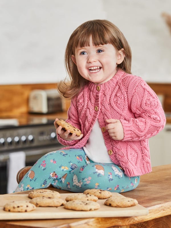 Jojo Maman Bebe Jojo Maman Bebe Cream Cozy CableCardigan - Little Miss Muffin Children & Home