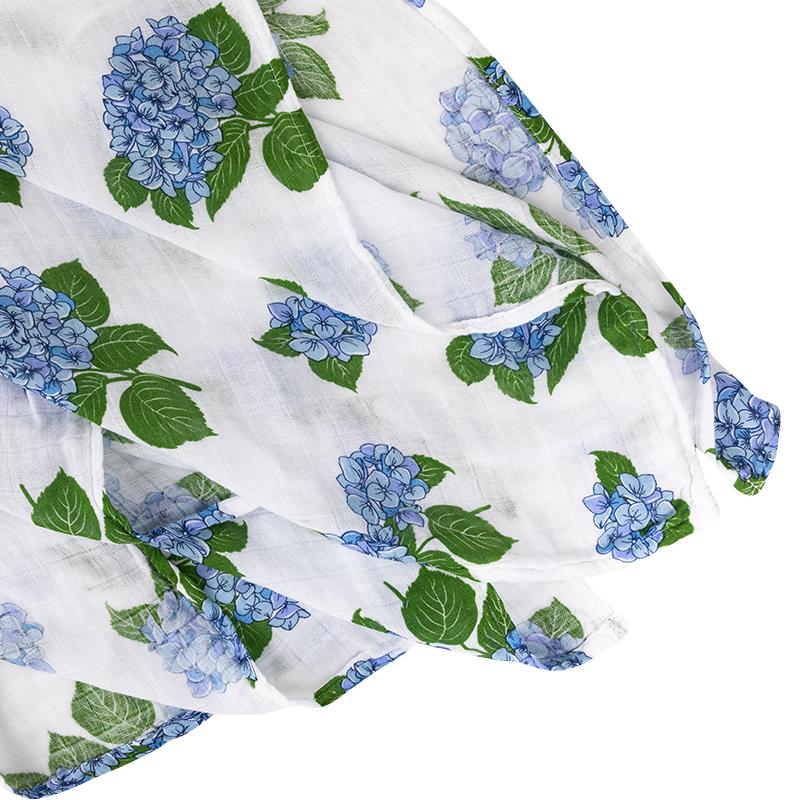 LHT - Little Hometown Little Hometown Hydrangeas Swaddle Blanket - Little Miss Muffin Children & Home