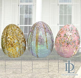 Lisa Devlin Designs Lisa Devlin Designs Easter Egg Yard Sign Sets of 3 - Little Miss Muffin Children & Home