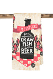 Second Line Ventures The Parish Line Crawfish & Beer Kitchen Towel - Little Miss Muffin Children & Home
