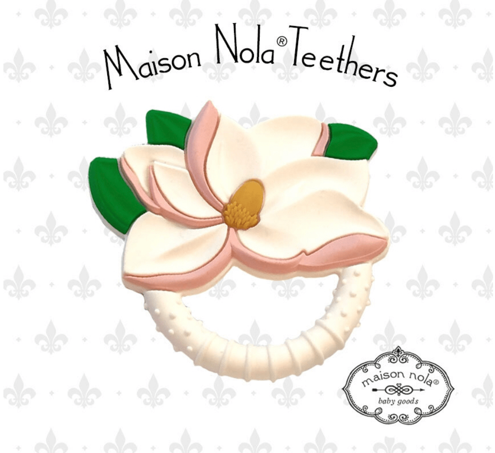 Magnolia Flower Silicone Teethers