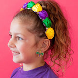 Golden Lily Golden Lily Mardi Gras Fleur de Lis Earrings - Little Miss Muffin Children & Home