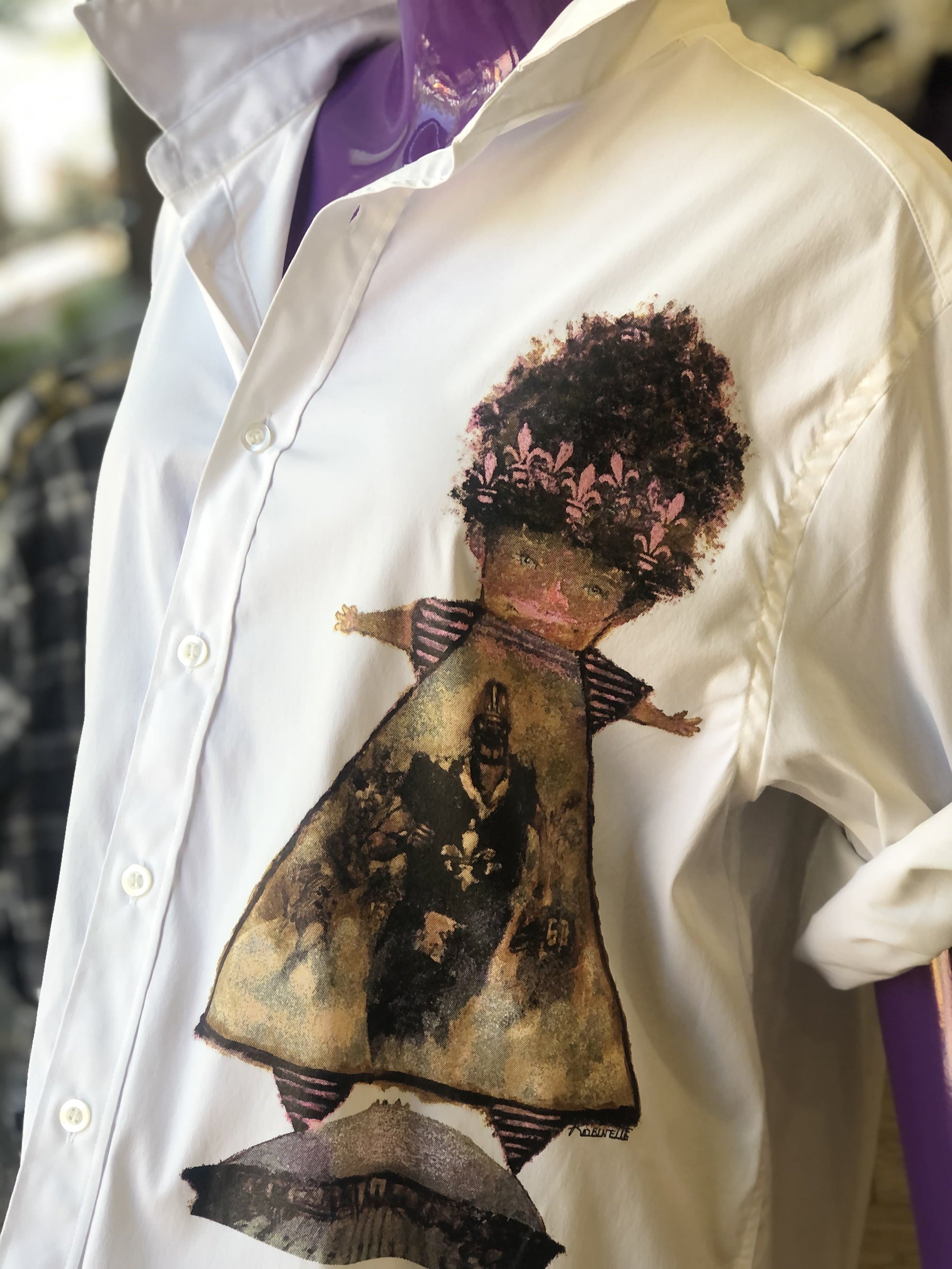 Whereable Art - Who Dat Juju Boyfriend Shirt - Little Miss Muffin Children & Home