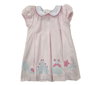 Lulu Bebe Lulu Bebe Embroidered Shoe, Castle Dress & Wand Dana Dress - Little Miss Muffin Children & Home