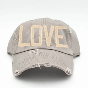 Cotton Mule Cotton Mule Love Baseball Hat - Little Miss Muffin Children & Home