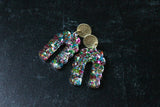 Wondermint Goods Wondermint Goods Party Confetti Scalloped Arch Earrings - Little Miss Muffin Children & Home