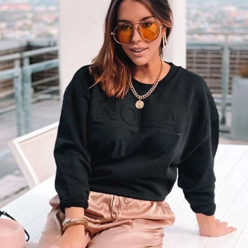 Whereable Art Whereable Art Raising Awareness Sculpted Nola Sweatshirt - Little Miss Muffin Children & Home