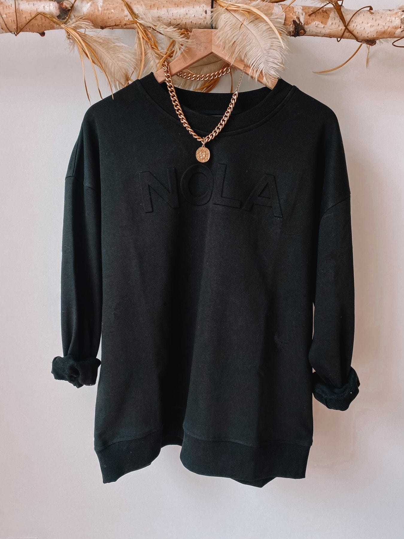 Whereable Art Whereable Art Raising Awareness Sculpted Nola Sweatshirt - Little Miss Muffin Children & Home