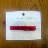 Bows Arts Bows Arts Druzy Quartz Hair Clip In Red - Little Miss Muffin Children & Home