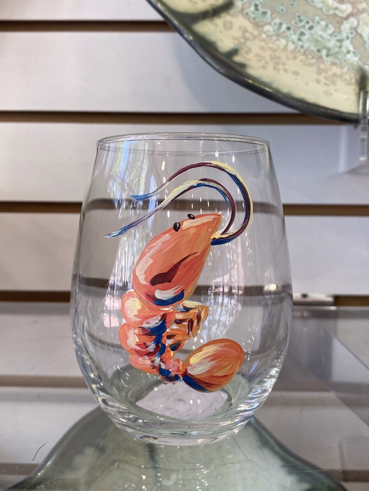 Michelle's Art Box Michelle's Art Box Shrimp Glassware - Little Miss Muffin Children & Home