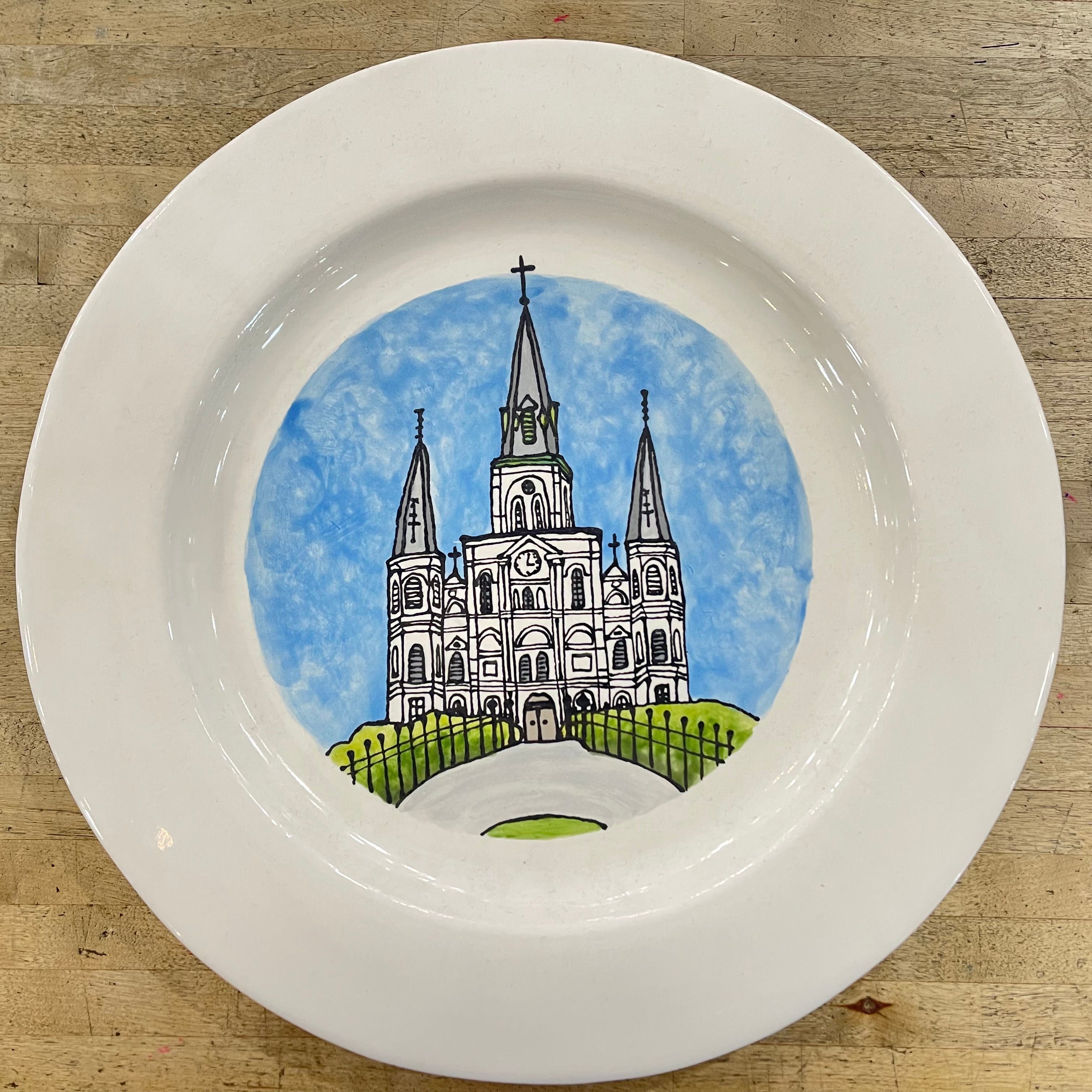 Jan Salzer Art Jan Salzer Cathedral Platter - Little Miss Muffin Children & Home