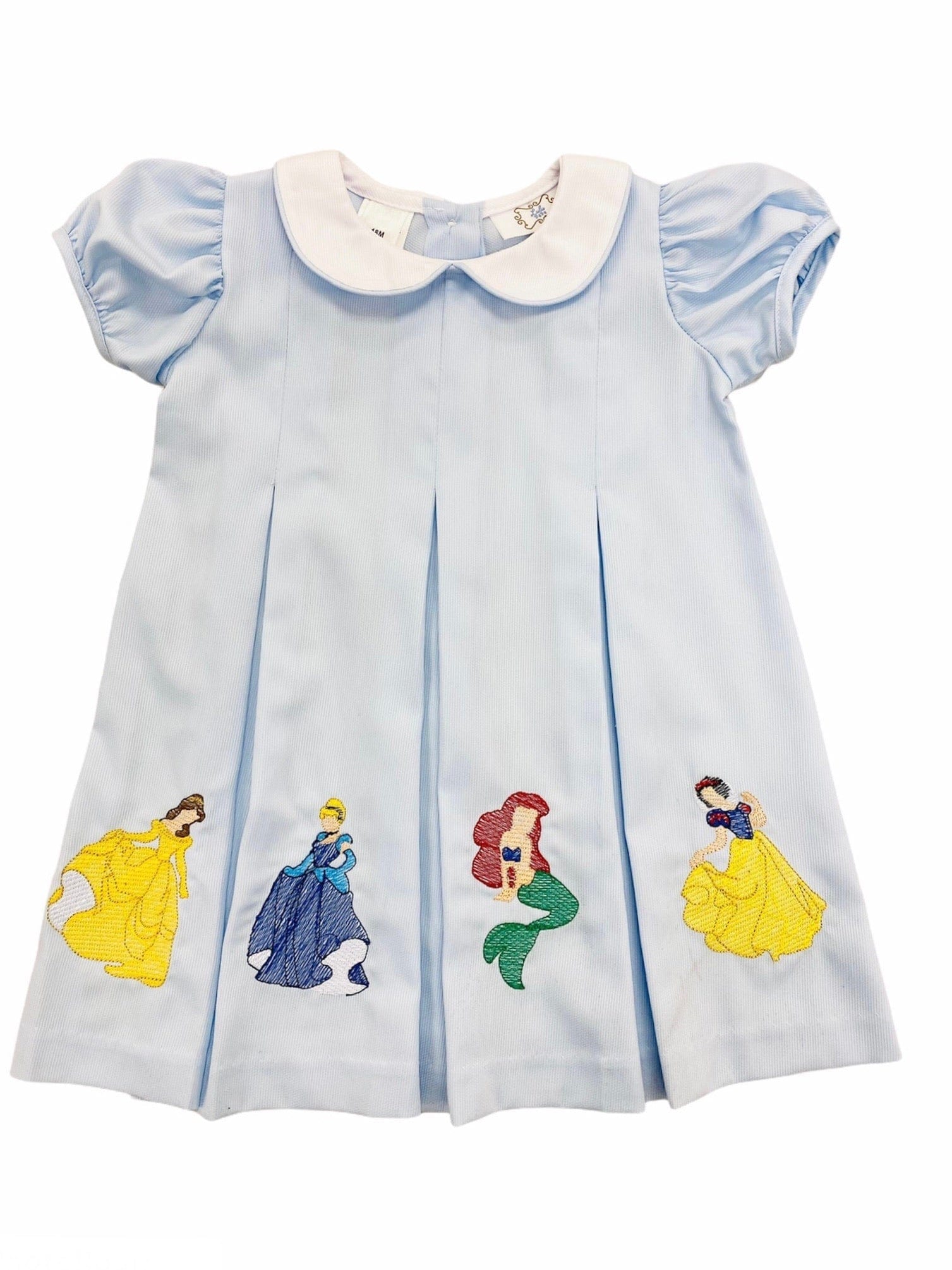 Lulu Bebe Lulu Bebe Dana Embroidered 4 Princess Dress - Little Miss Muffin Children & Home