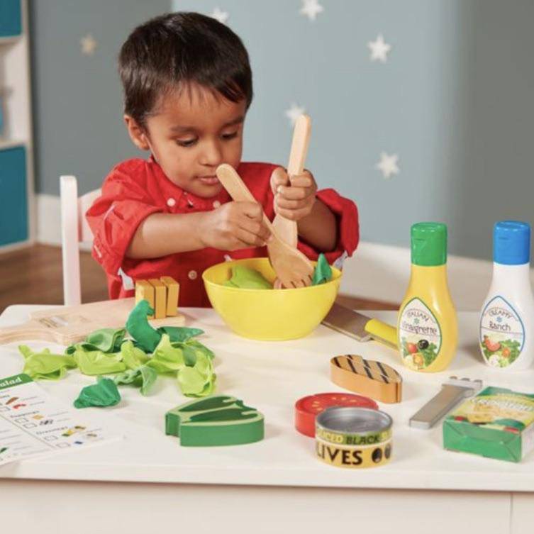 Melissa & Doug - Melissa & Doug Slice & Toss Salad Set - Little Miss Muffin Children & Home