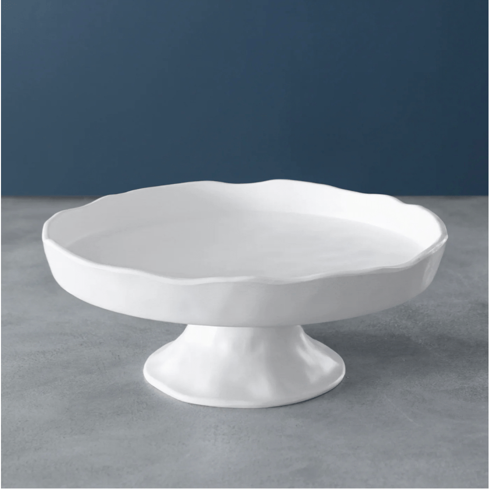 Beatriz Ball Beatriz Ball 2549 VIDA Nube Round Pedastel Cake Plate (white) - Little Miss Muffin Children & Home