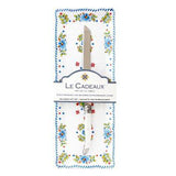 Le Cadeaux - Le Cadeaux Melamine – White Knife Gift Set Baguette Tray & Bread Knife - Little Miss Muffin Children & Home