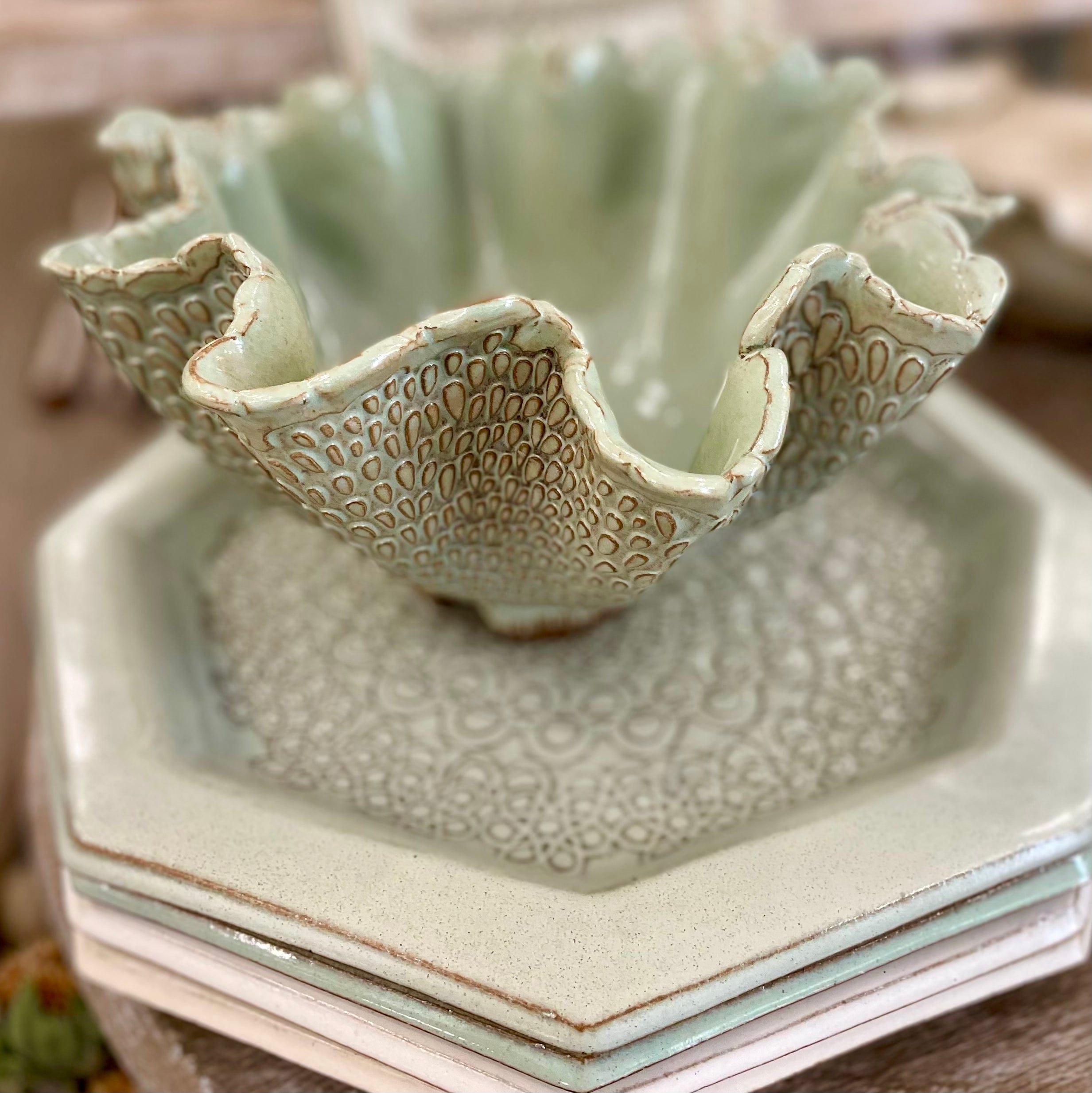 Potsalot Pottery Potsalot Pottery Small Freeform Bowls - Little Miss Muffin Children & Home