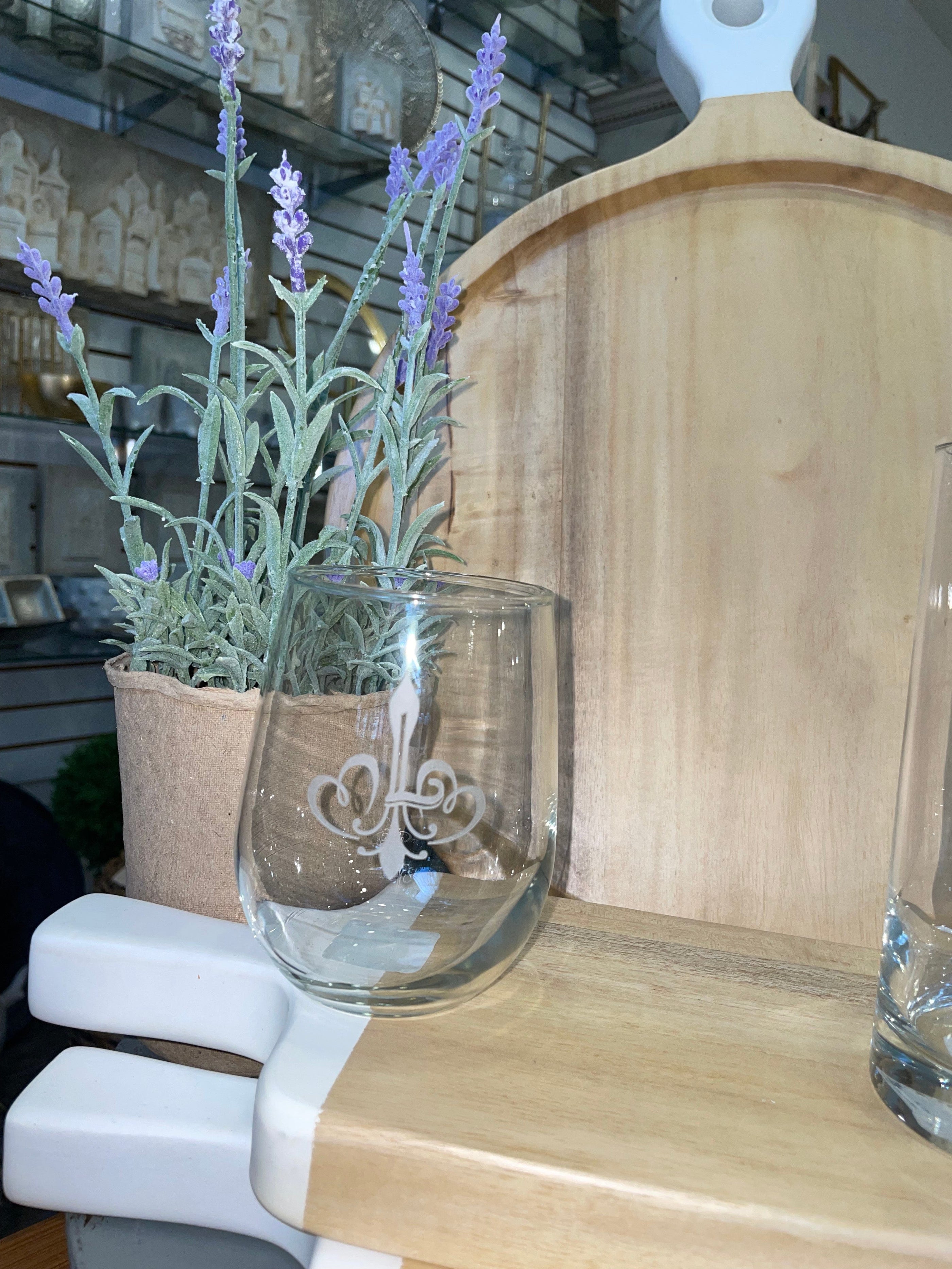 LME - Little Miss Muffin Exclusive Little Miss Muffin Exclusive Stemless Wine Glass - Little Miss Muffin Children & Home