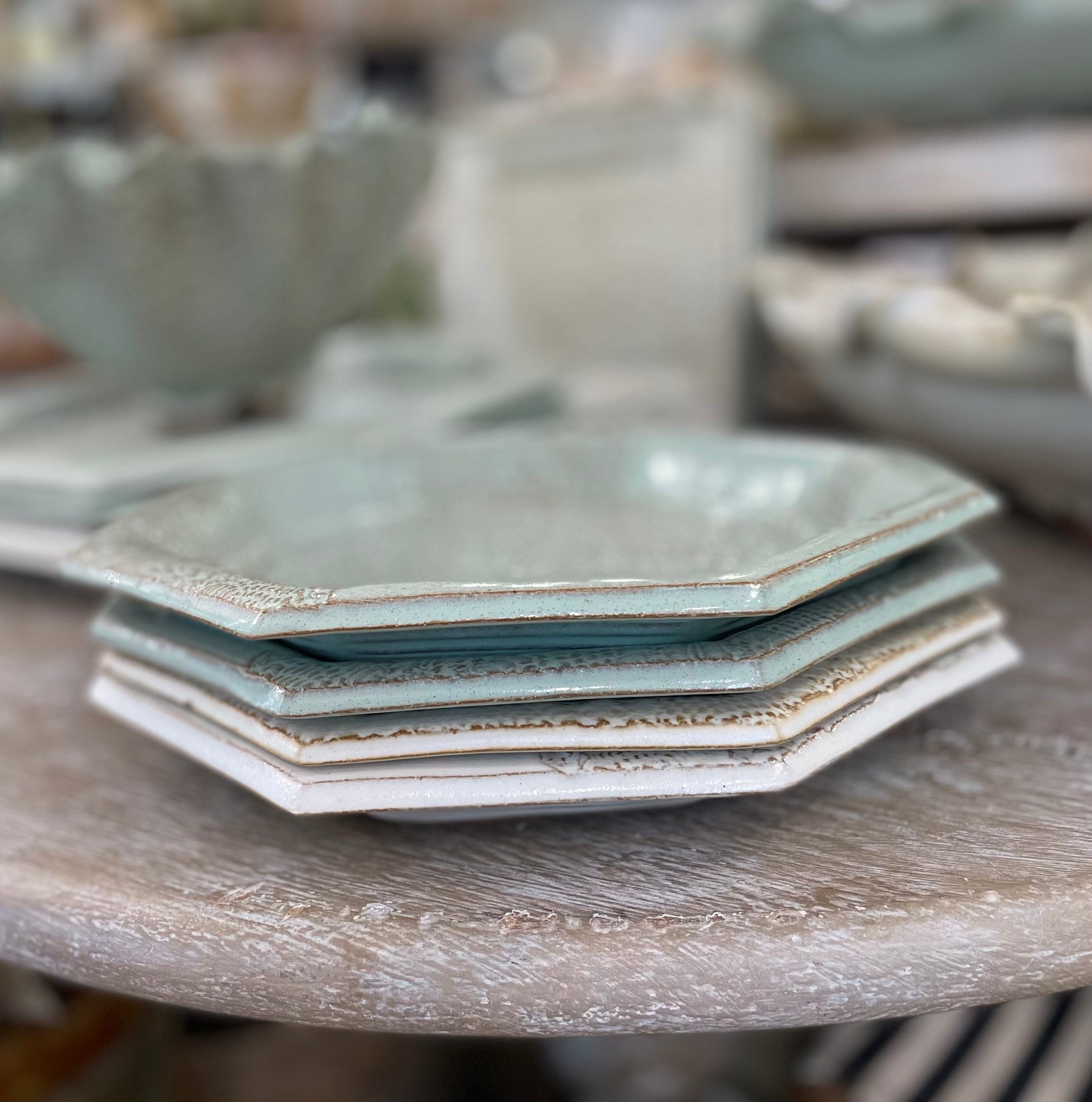 Potsalot Pottery Potsalot Pottery Small Octagon Platters - Little Miss Muffin Children & Home