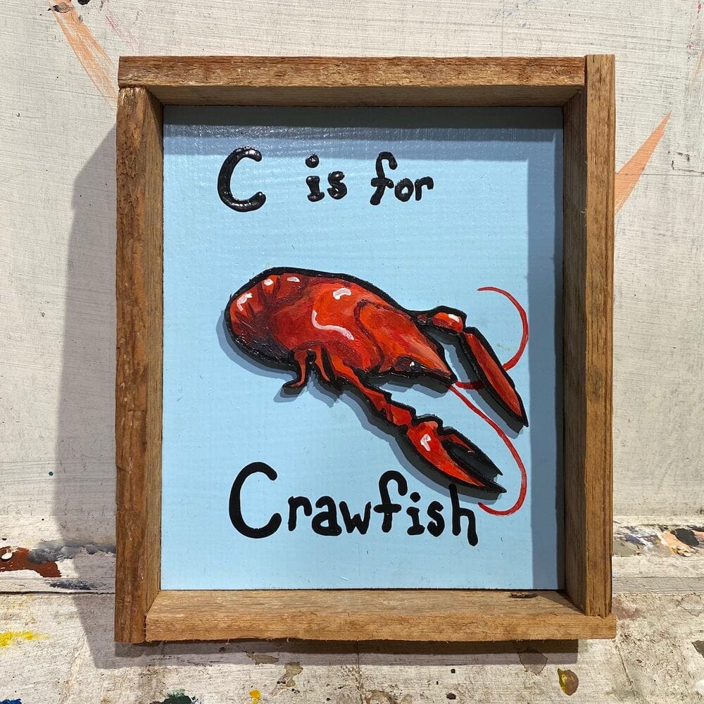 Damon Arts Nola Damon Arts NOLA “C” Letter Art - Little Miss Muffin Children & Home