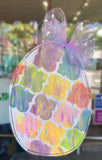 Toodle Lou Designs - Toodle Lou Designs Tie Dye Easter Egg Door Hanger - Little Miss Muffin Children & Home
