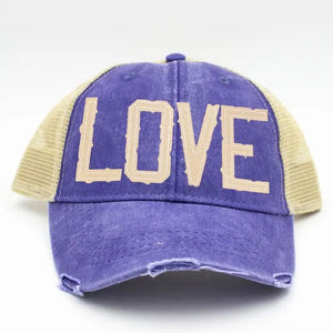 Cotton Mule Cotton Mule Love Trucker Hat - Little Miss Muffin Children & Home