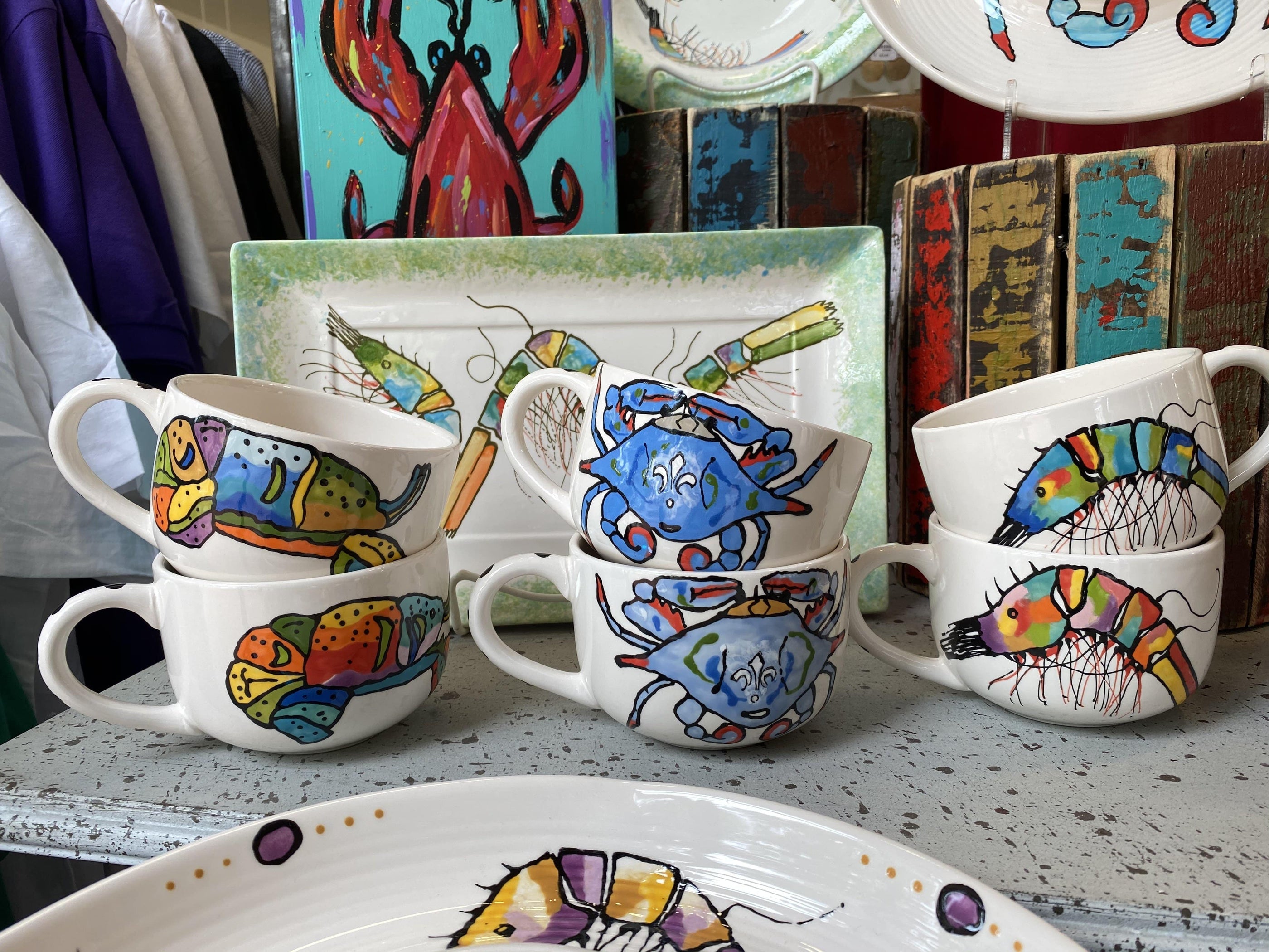 Jan Salzer - Jan Salzer Collection Shrimp Gumbo Mug - Little Miss Muffin Children & Home