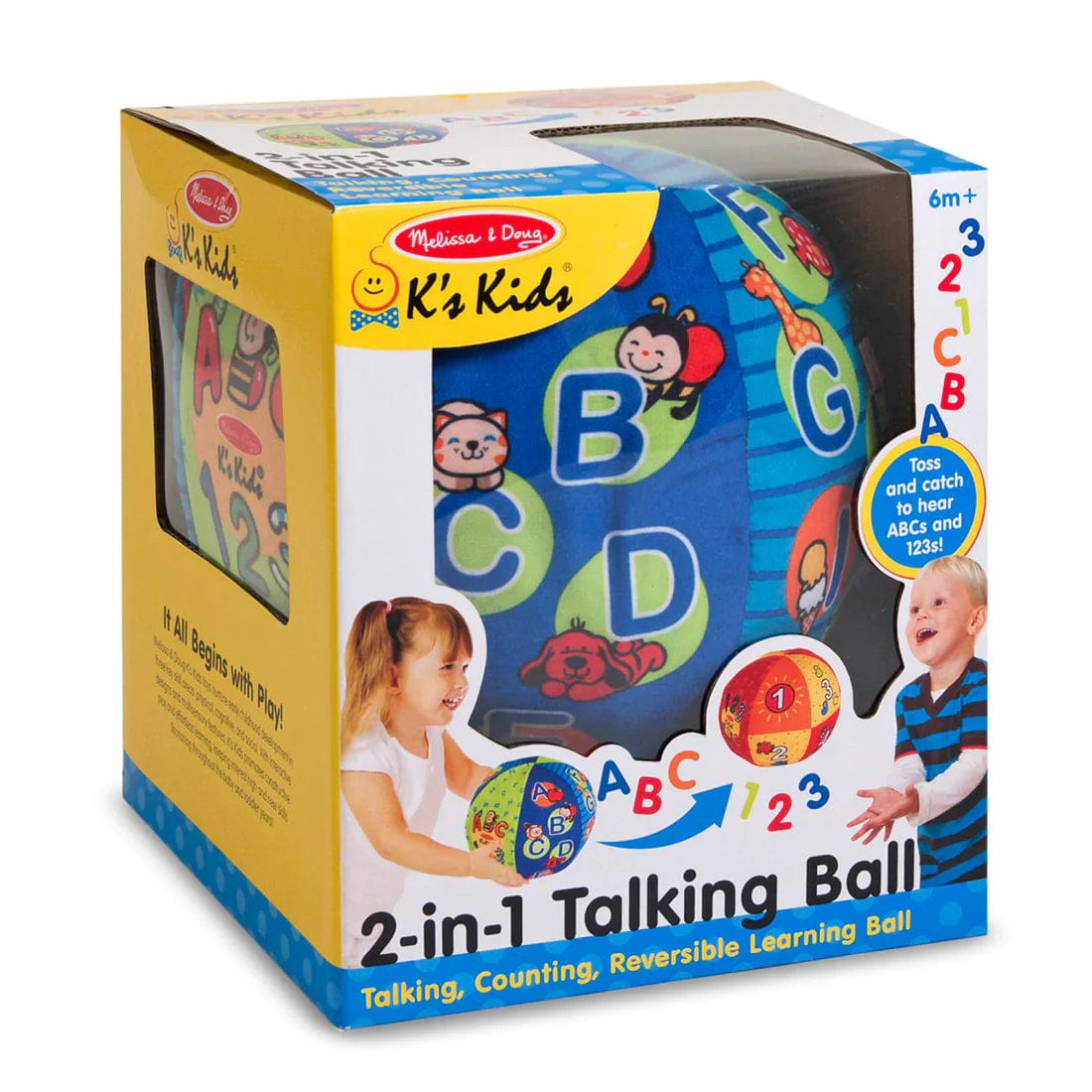 Melissa & Doug Melissa & Doug 2-in-1 Talking Ball Learning Toy - Little Miss Muffin Children & Home