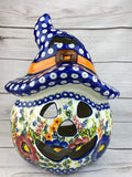 PPW - Polish Pottery Westlake Polish Pottery Westlake Vena Pumpkin W/ Hat - Little Miss Muffin Children & Home