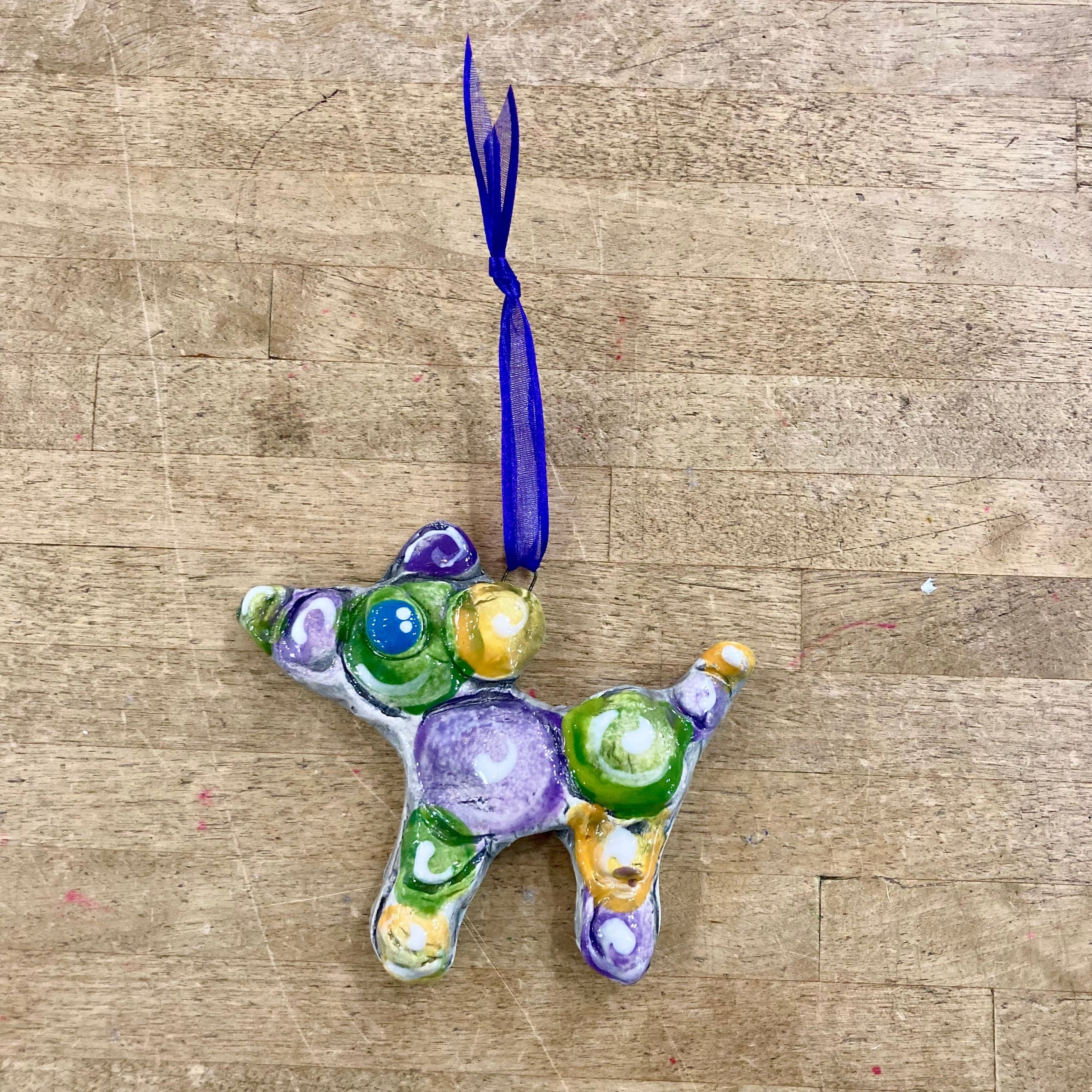 Katie Baldwin Originals Katie Baldwin Originals Bead Dog Ornament - Little Miss Muffin Children & Home