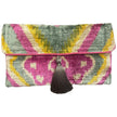 Latitudes Latitudes Ikat Velvet Crossbody Clutch - Little Miss Muffin Children & Home