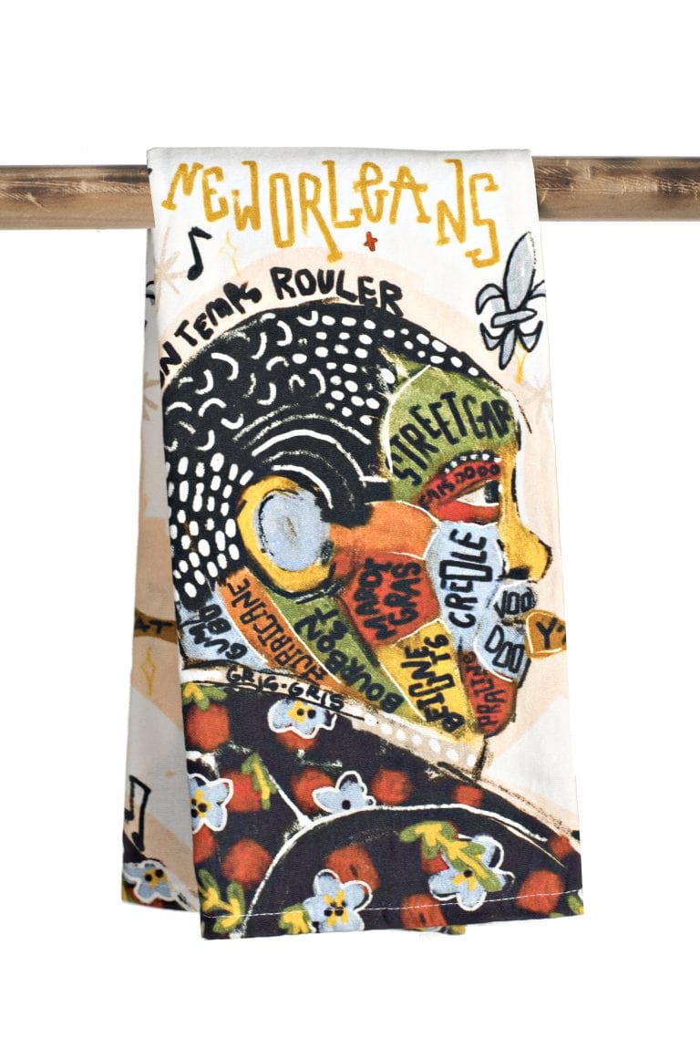 The Parish Line The Parish Line Jazz Words Kitchen Towels - Little Miss Muffin Children & Home