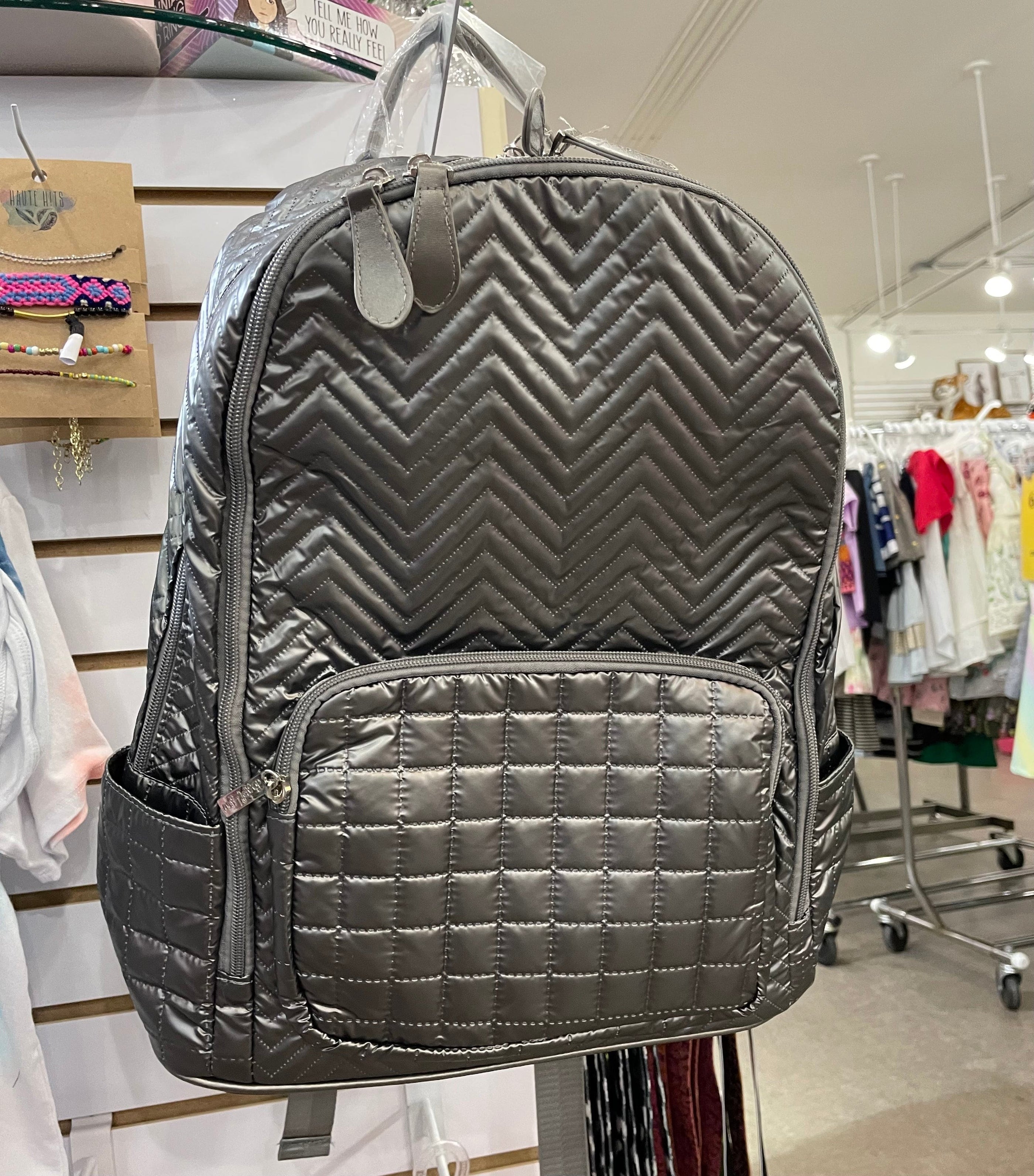 Bari Lynn Bari Lynn Chevron Backpack - Little Miss Muffin Children & Home