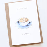 Paper Gems Co - Paper Gems "I Like You A Latte" Card - Little Miss Muffin Children & Home