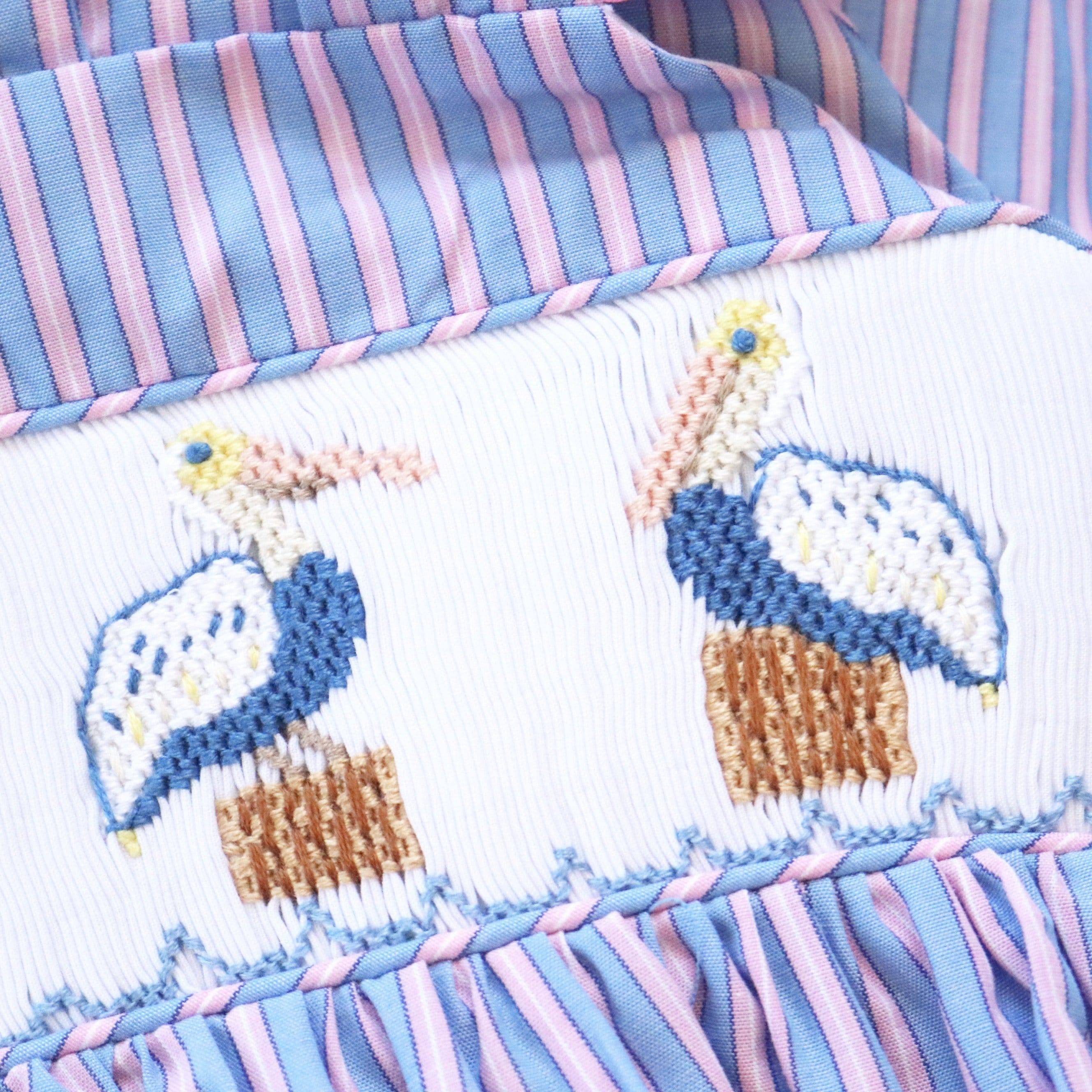 Me Me's Children - Me Me's Pelican Smocked - Little Miss Muffin Children & Home
