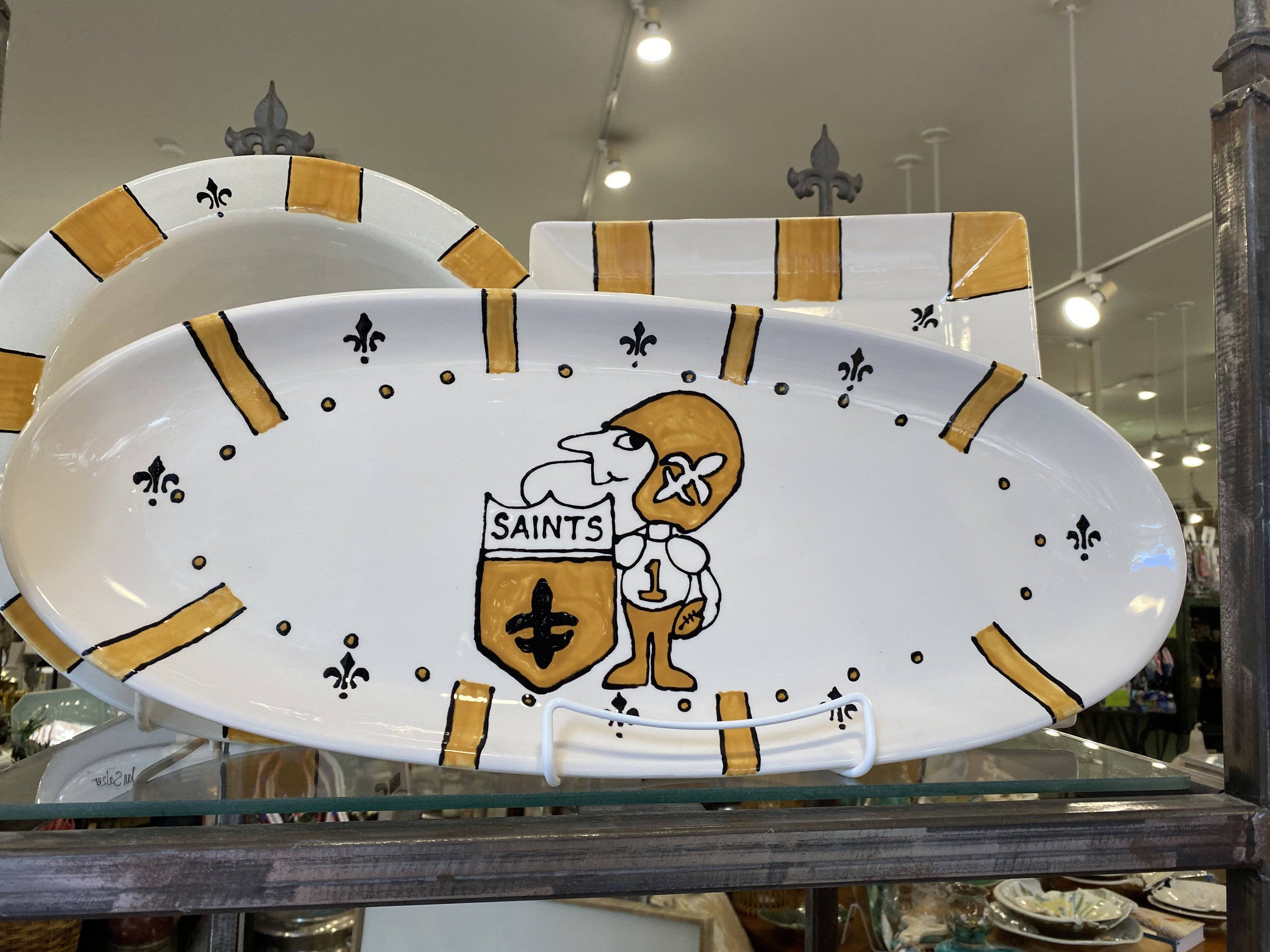 Jan Salzer - Jan Salzer Collection Saints French Bread Platter - Little Miss Muffin Children & Home