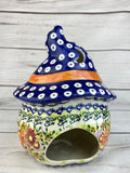 PPW - Polish Pottery Westlake Polish Pottery Westlake Vena Pumpkin W/Hat - Little Miss Muffin Children & Home