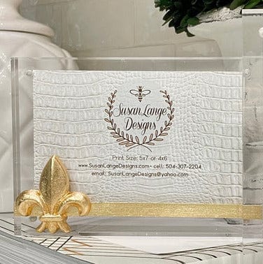 SLG - Susan Lange Designs Susan Lange Designs Fleur de Lis Horizontal Frame - Little Miss Muffin Children & Home