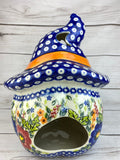 PPW - Polish Pottery Westlake Polish Pottery Westlake Vena Pumpkin W/ Hat - Little Miss Muffin Children & Home