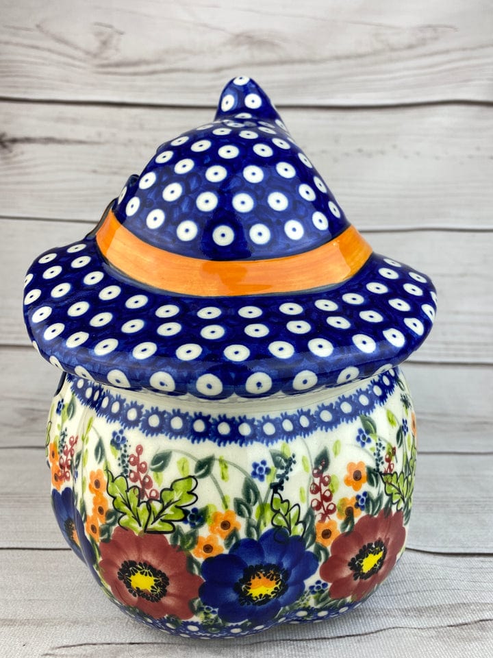 PPW - Polish Pottery Westlake Polish Pottery Westlake Vena Pumpkin W/ Hat - Little Miss Muffin Children & Home